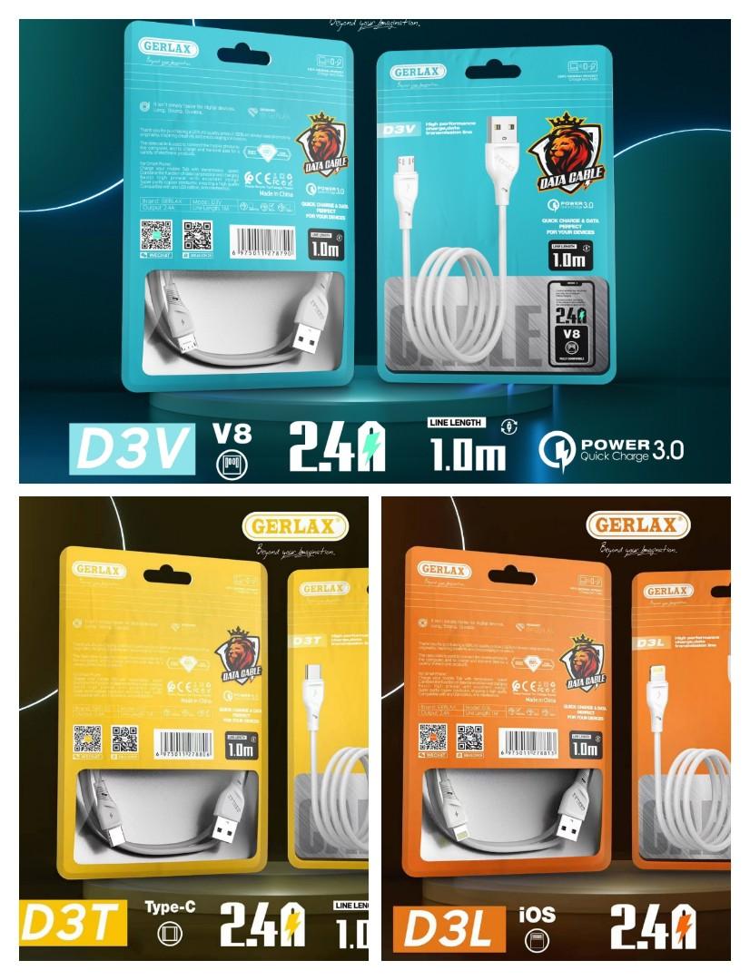 Gerlax 3-in-1 Cable 1m