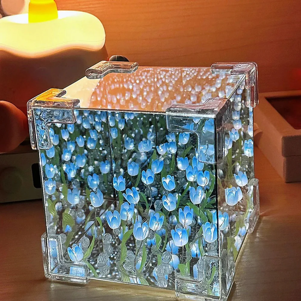 Tulip Mirror Night Light DIY