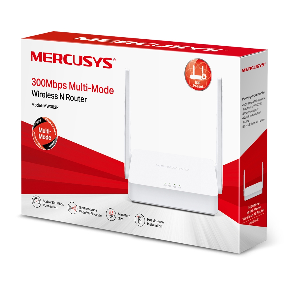 Mercusys N300 WiFi Router MW302R