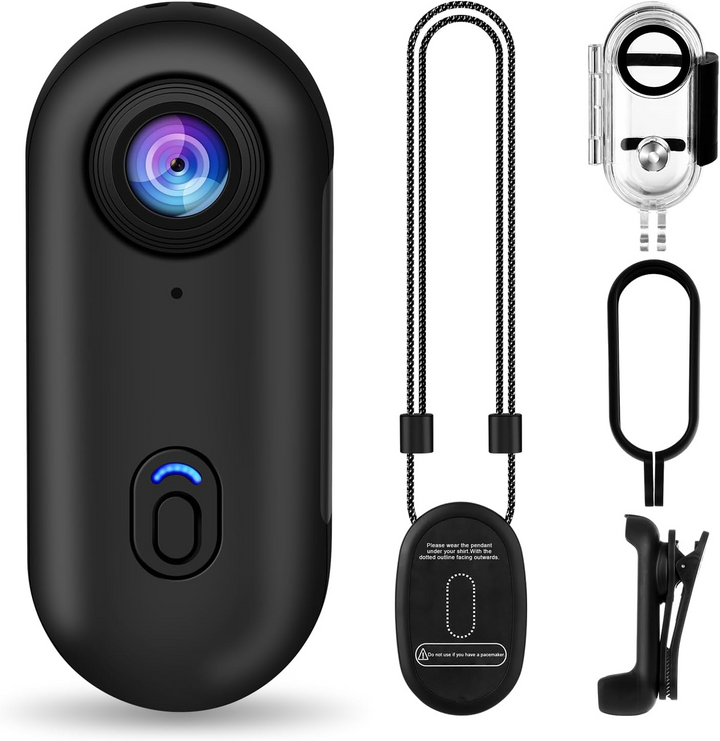 Mini Camera HD Wi-Fi Action Camera – Hands-Free POV Recording