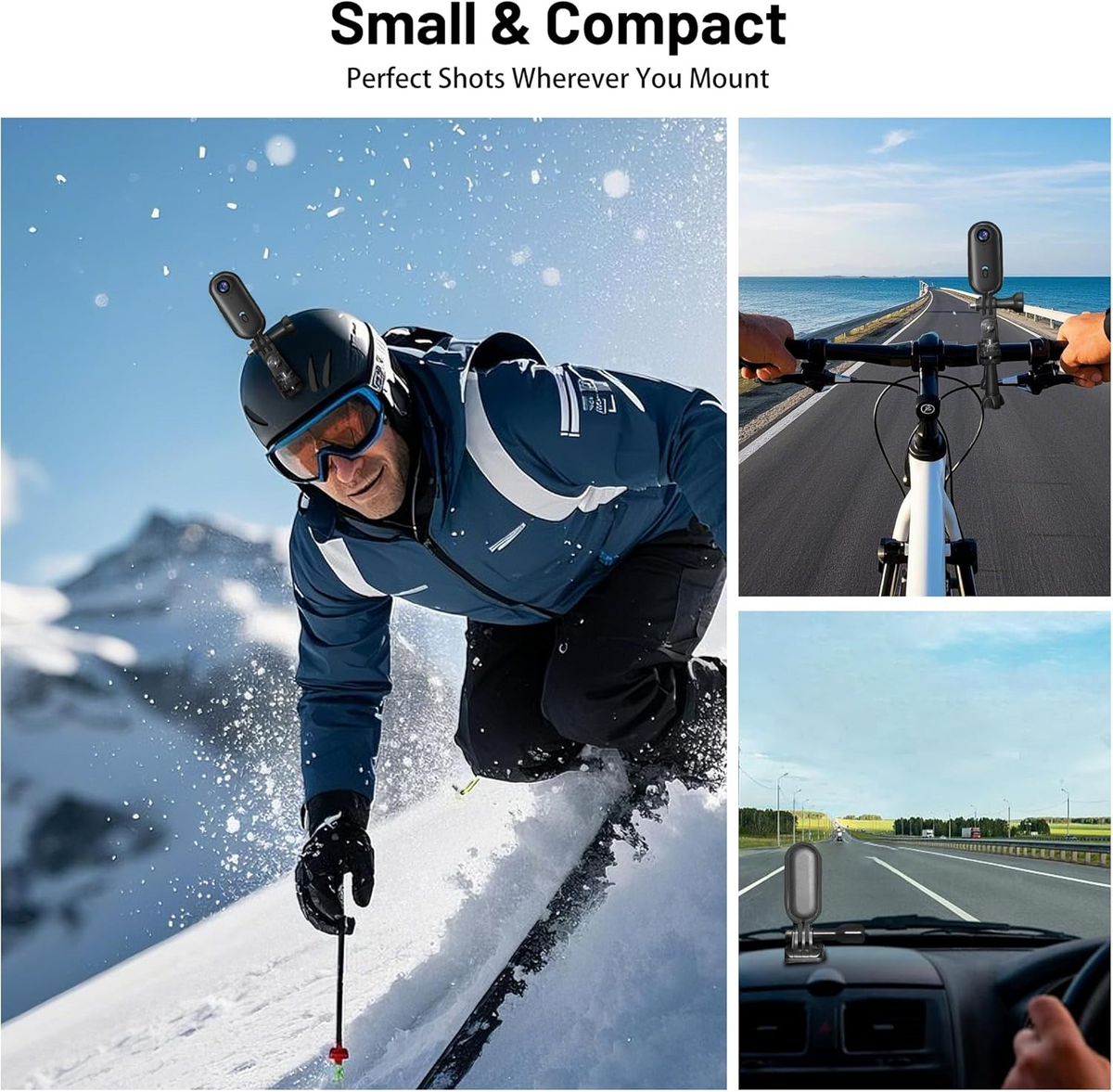 Mini Camera HD Wi-Fi Action Camera – Hands-Free POV Recording