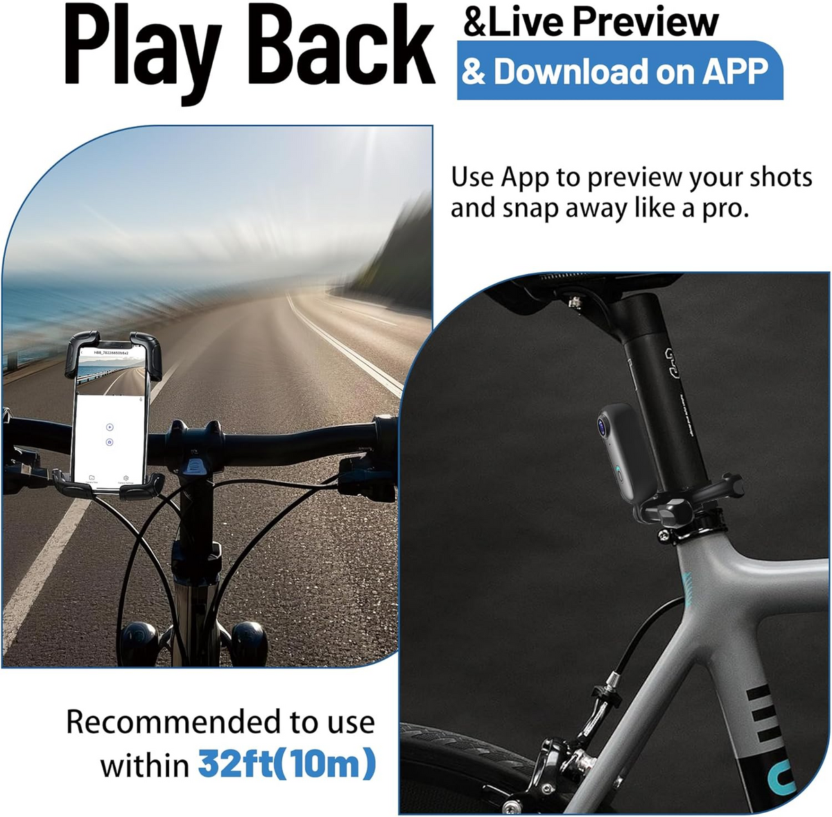 Mini Camera HD Wi-Fi Action Camera – Hands-Free POV Recording