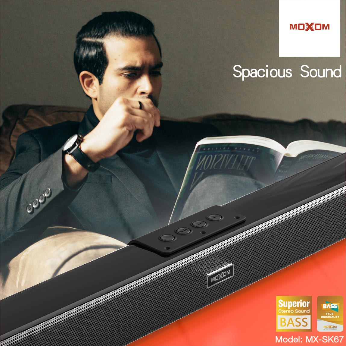Moxom MX-SK67 Frigate TWS Home Soundbar