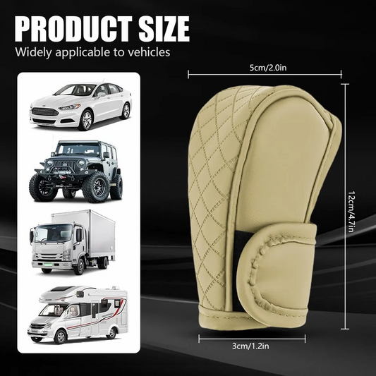 Universal Leather Car Gear Knob Cover Anti Slip Cover Vitesse