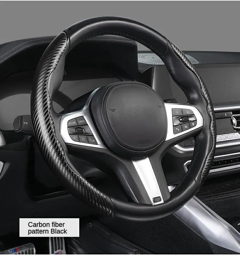 Carbon Fiber Steering Wheel Cover