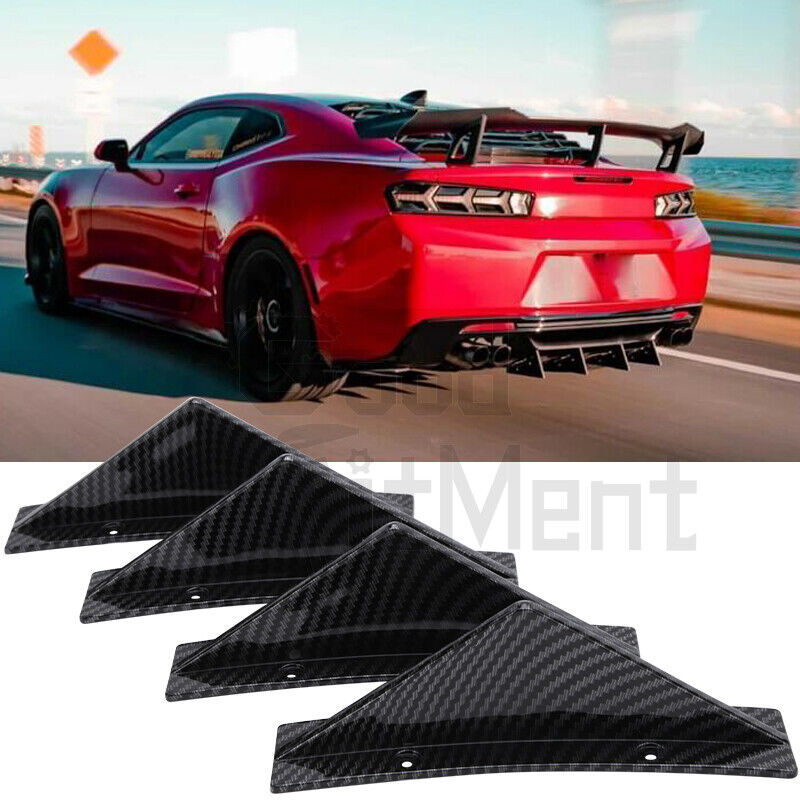 4-Piece Bumper Diffuser Fins