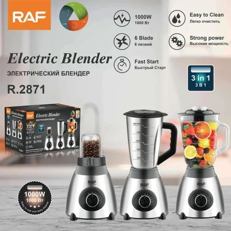 RAF 3-in-1 1000w Electric Blender R2871