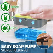 Soap Pump Dispenser And Sponge Organizer