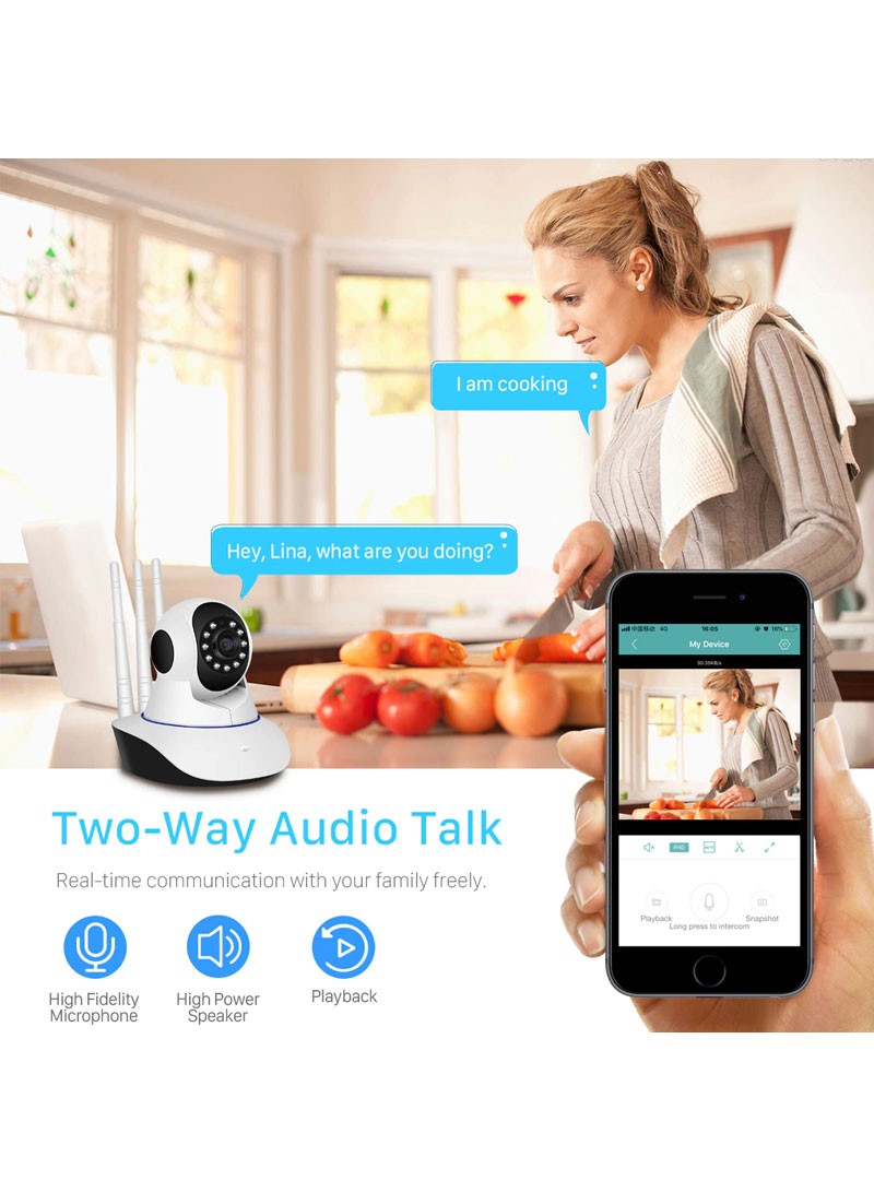 3MP PTZ WiFi Security Camera R6-30G