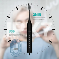 Sonic Electric Toothbrush, USB Rechargeable with 3 Brush Heads & 6 Modes | IPX7 Waterproof for Adults and Kids