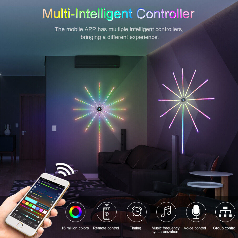 LED Firework Strip Lights