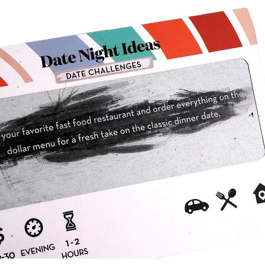 Date Night Box Scratch Card Game