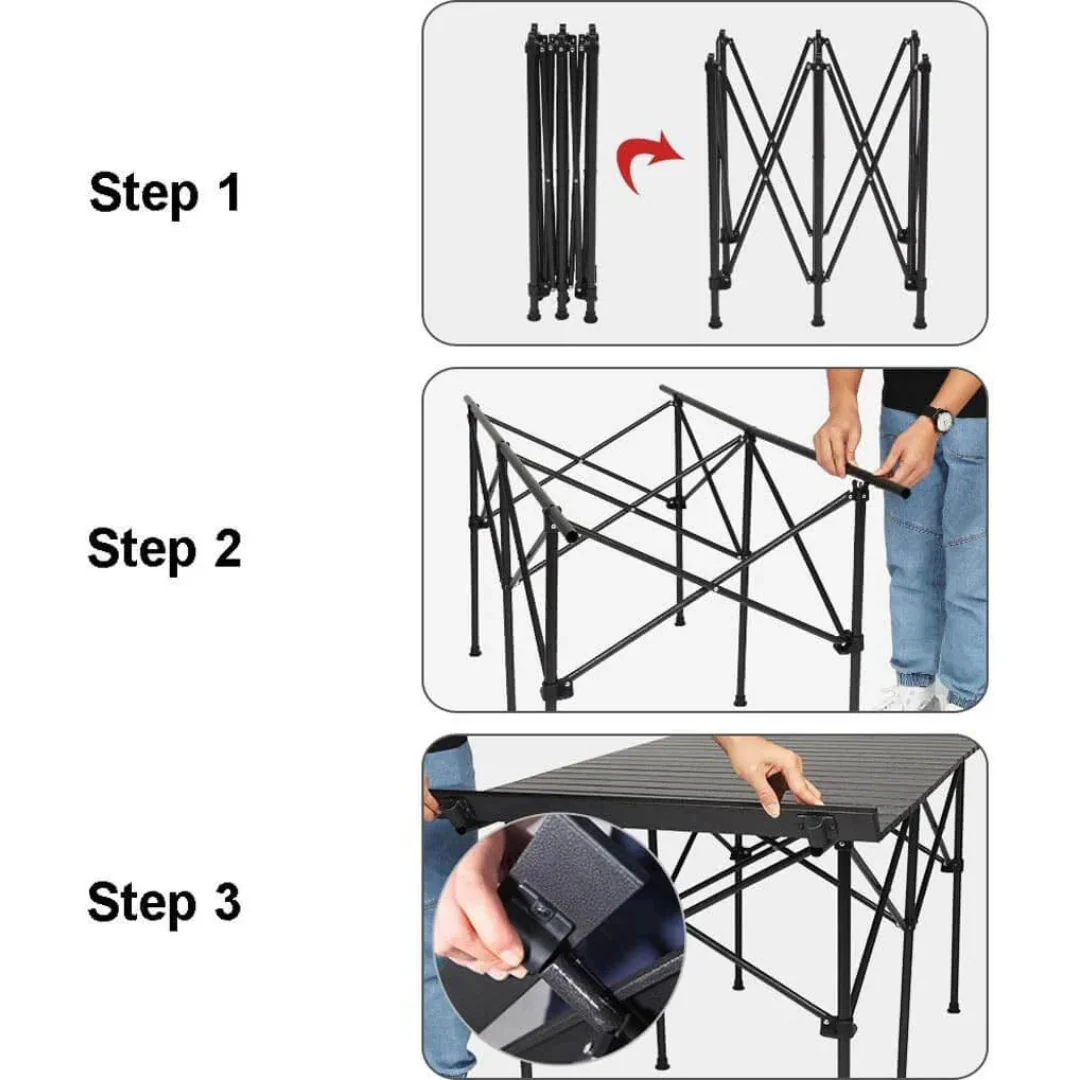 Roll-Up Camping Table
