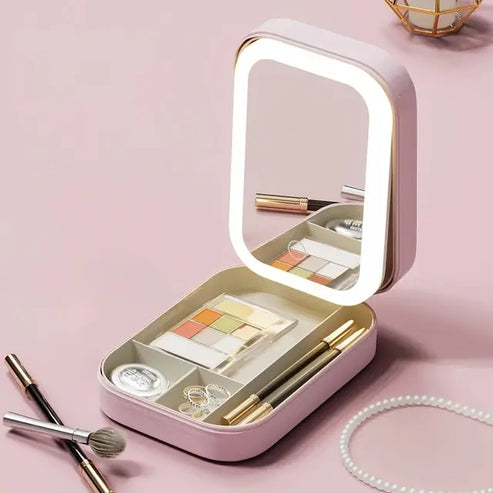 LED Makeup Travel Case