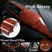 Wood Grain Car Wrap