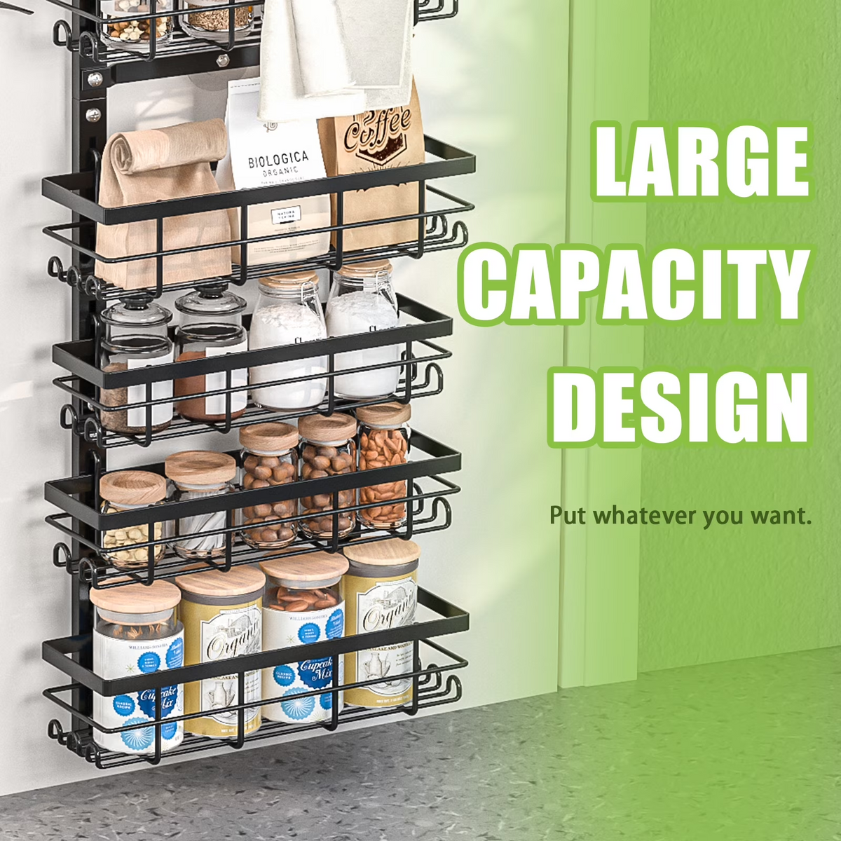 Over Door Storage Rack Organizer