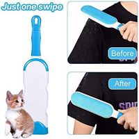 Pet Hair Remover Brush for Dogs and Cats with Efficient Double-Sided Self Cleaning Base, Animal Hair Removal Tool