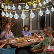 50-LED Solar String Lights