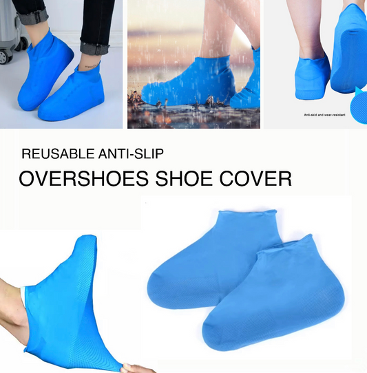WaterProof Shoe Covers, Reusable Silicone Rain Shoes Cover