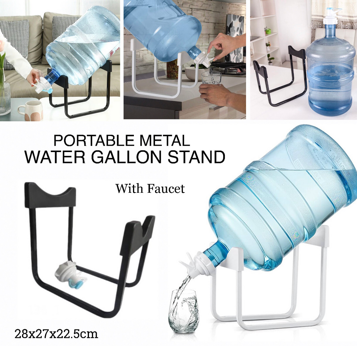Portable Water Gallon Stand