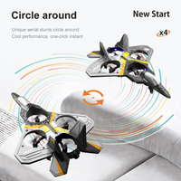 4XRC Jet Fighter Stunt RC Plane, Airplane 360° Drop-Resistant