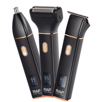 RAF 3-in-1 Rechargeable USB Electric Shaver 7000 RPM R4072