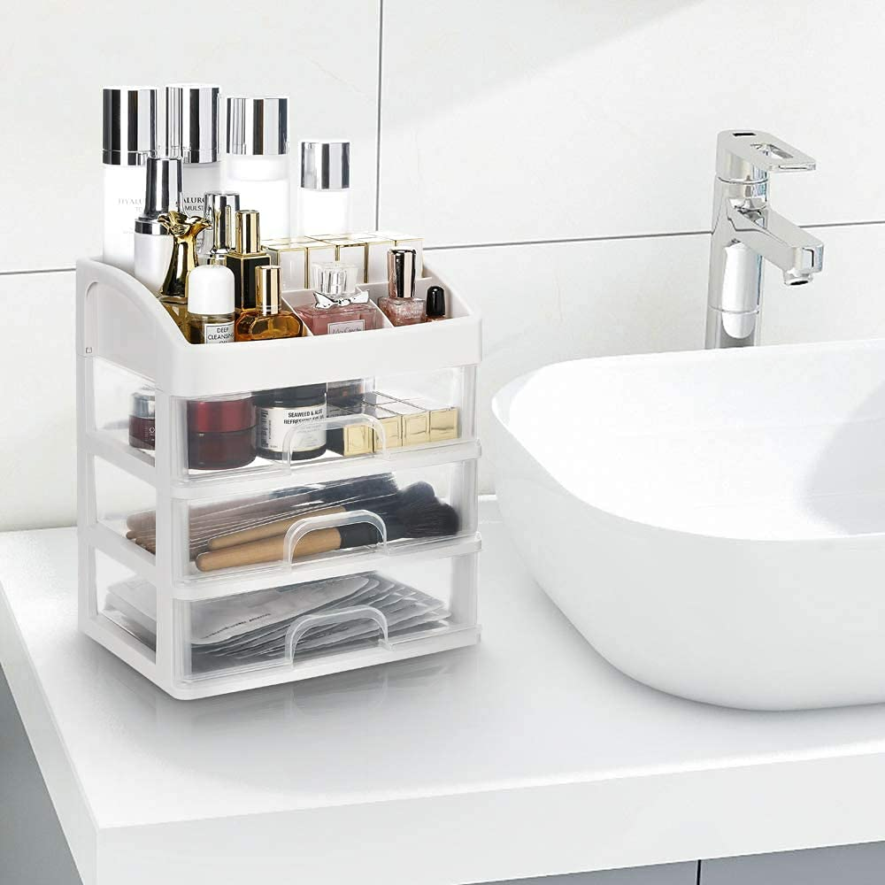3-Layer Plastic Storage Drawer Organizer