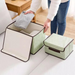 Foldable Storage Box with Lid – Stackable Clothes Organizer