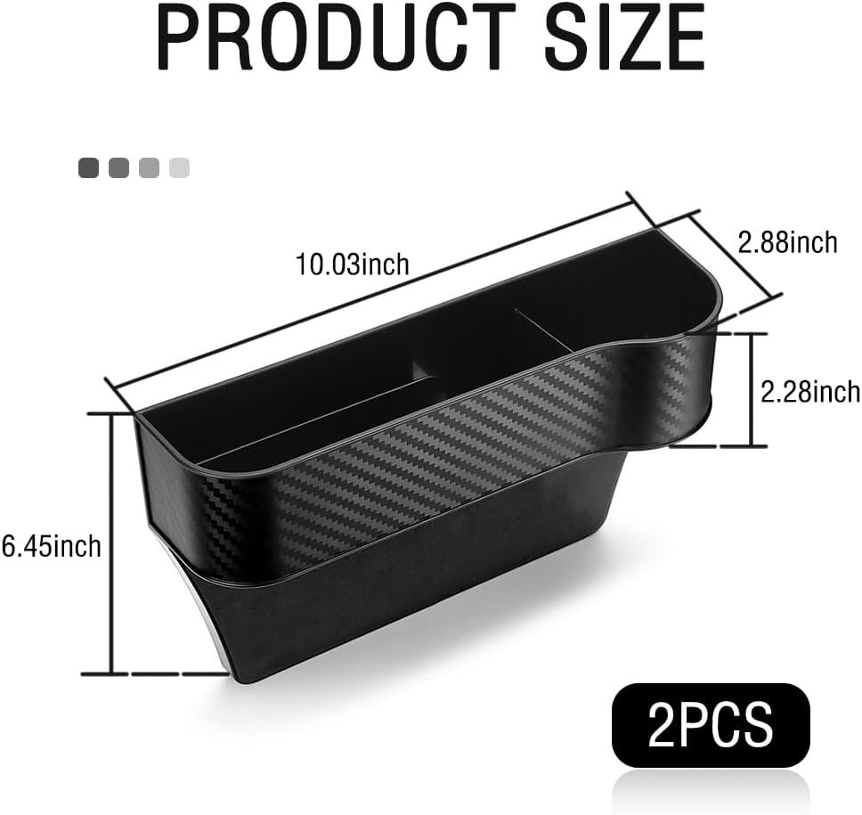 Carbon Fiber Car Seat Organizer