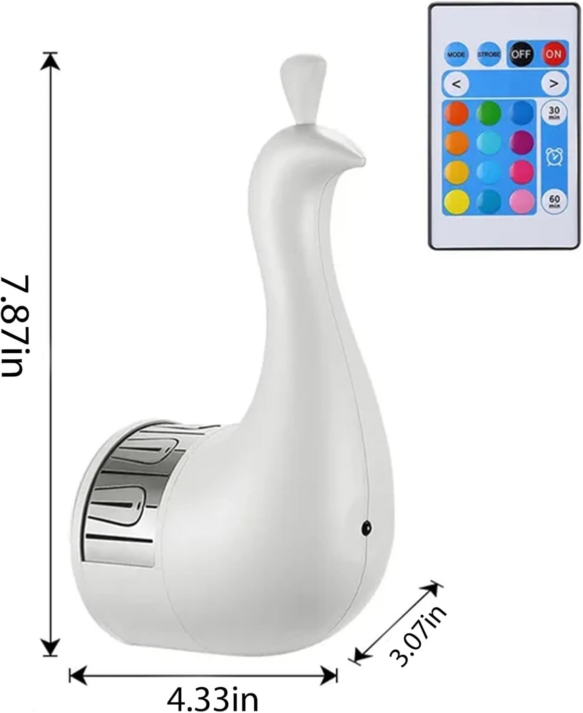 Peacock Projection Lamp