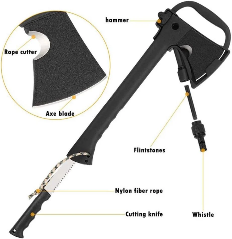 6-in-1 Camping Axe