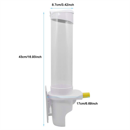Cup Dispenser Pull Type Paper Water Disposable Button Press Cup Remover Holder For Home Offices Shops And Hospital