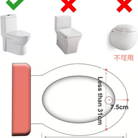 Portable Kids Bathroom Stairs Adjustable Baby Plastic Toilet Cover Potty Training Seat with safety handle