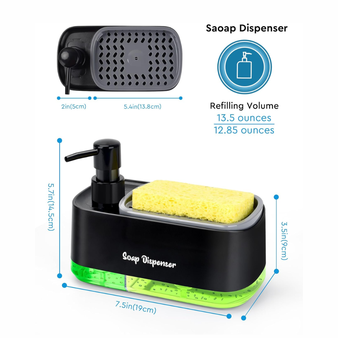 3-in-1 Smart Soap Dispenser