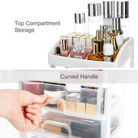 3 Layer Multipurpose Plastic Storage Drawer Box organizer for Kitchen tools, Office, Stationary, Jewellery, Make up, Cosmetics