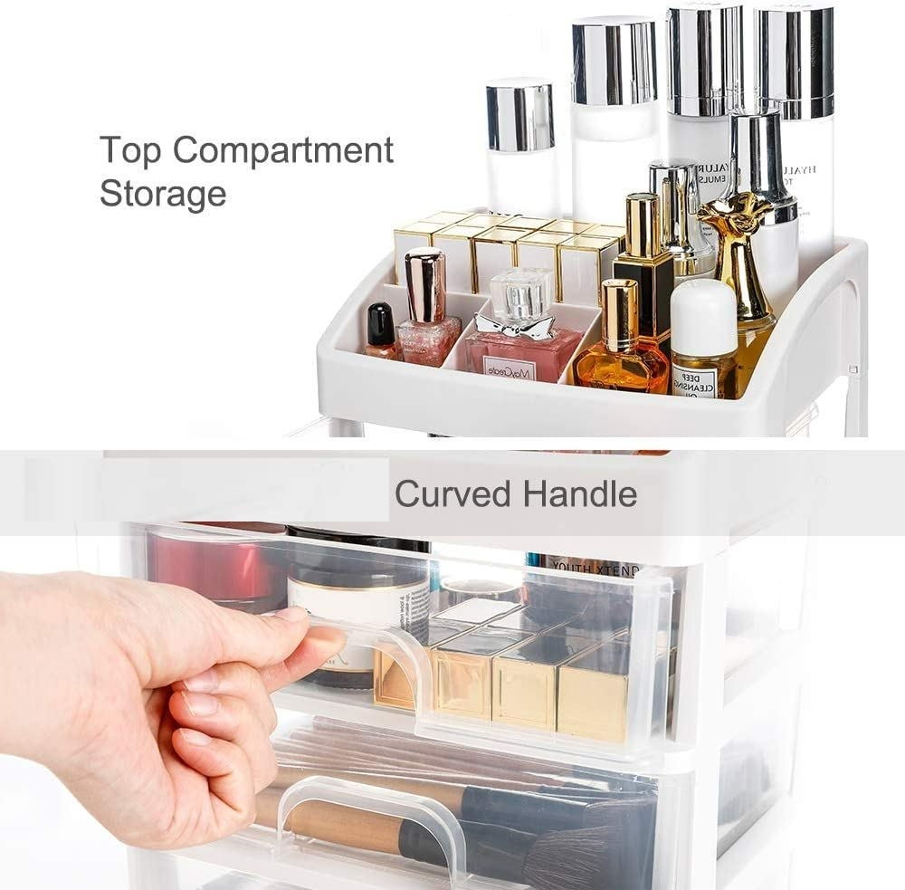 3-Layer Plastic Storage Drawer Organizer