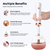 Makeup Brush Cleanser: Cleans All Brush Types & Sizes