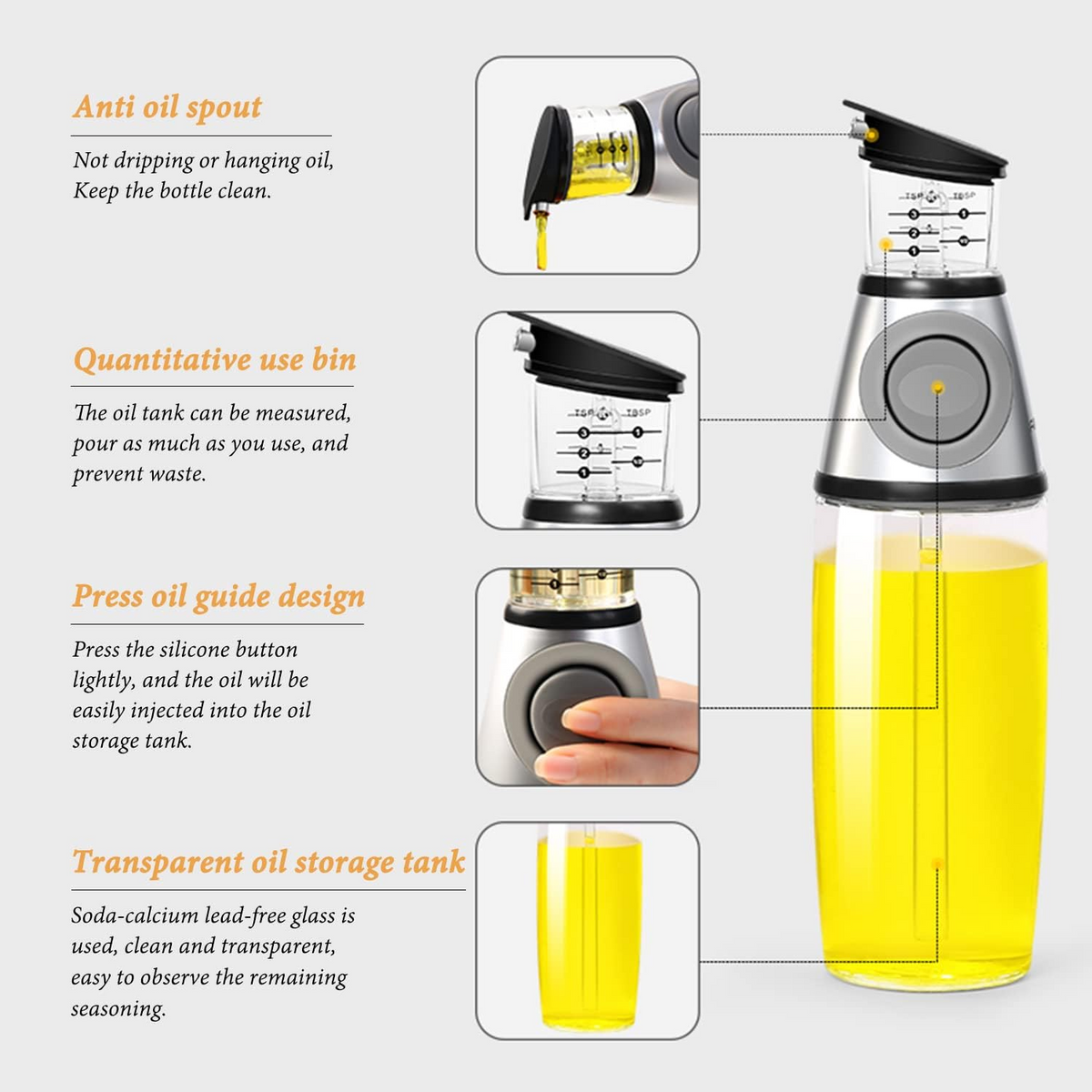 Measuring Oil Bottle