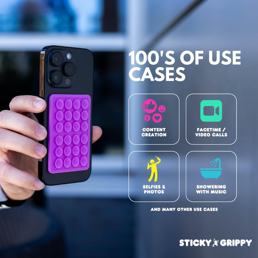 Suction Phone Case Mount, Sillicon Adhesive Phone