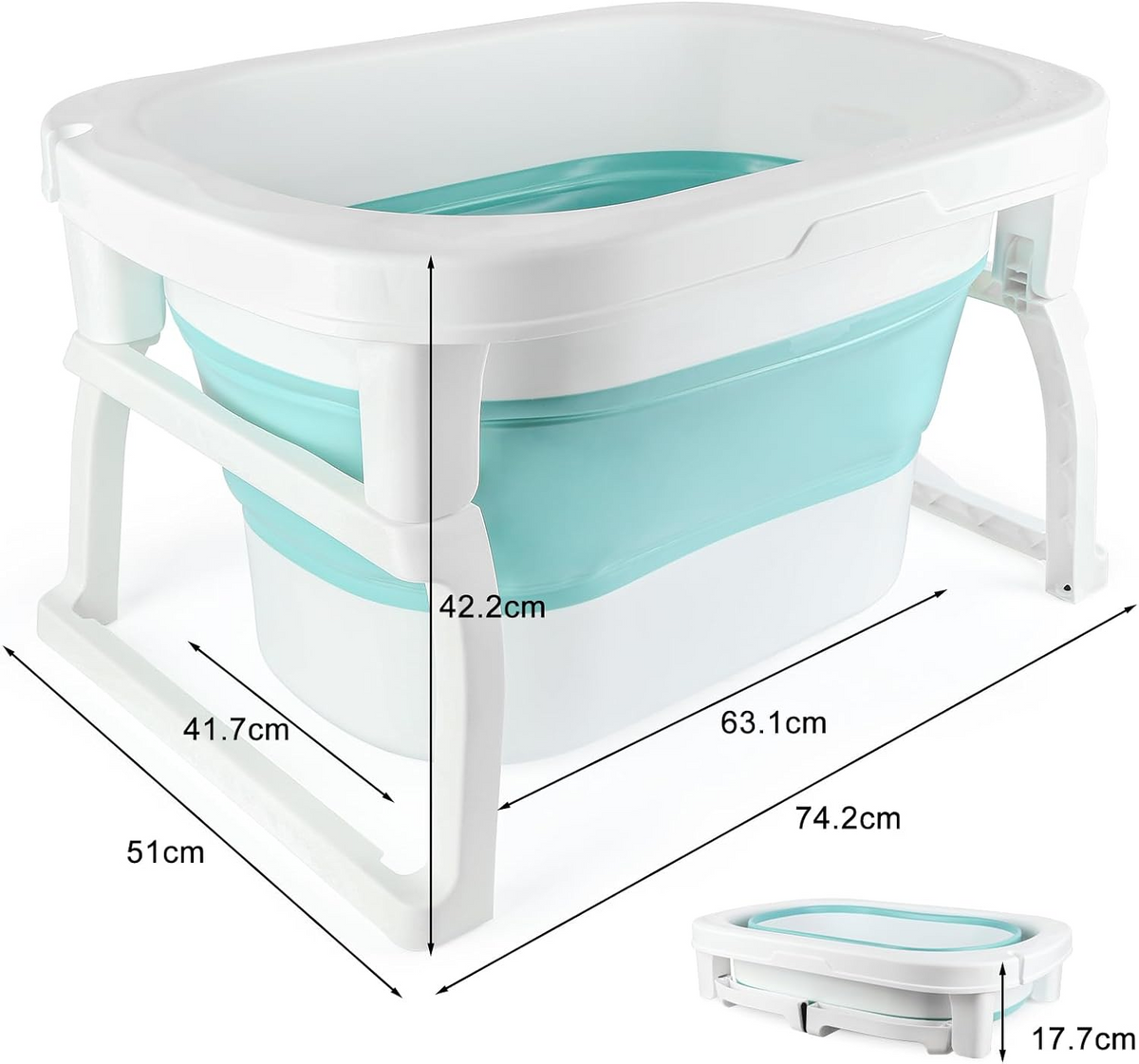 Foldable Baby Bathtub with Seat