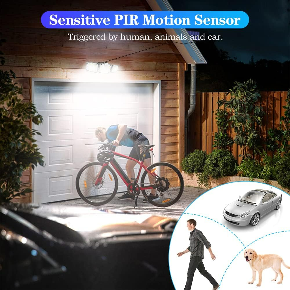 Solar Motion Sensor Security Light