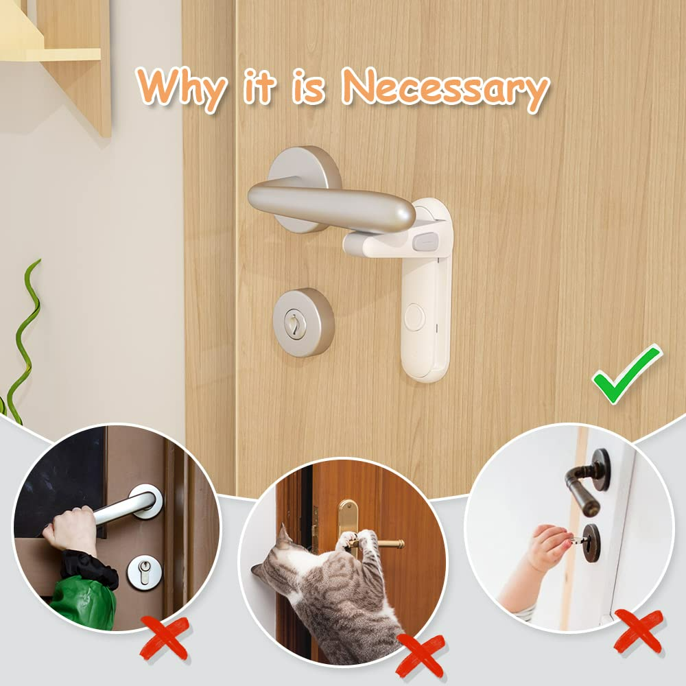 Childproof Door Lever Locks