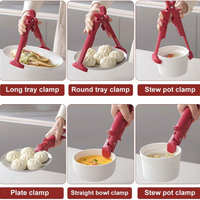 Anti-Scald Bowl Clip, Double-head Hot Dish Plate Gripper
