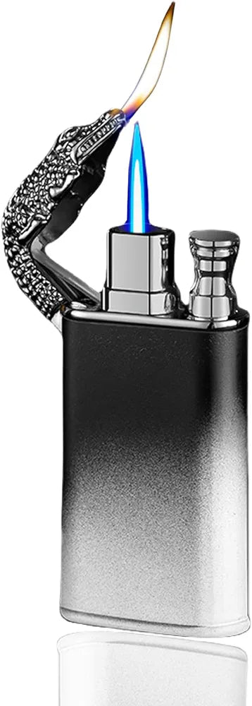 Crocodile Double-Flame Lighter