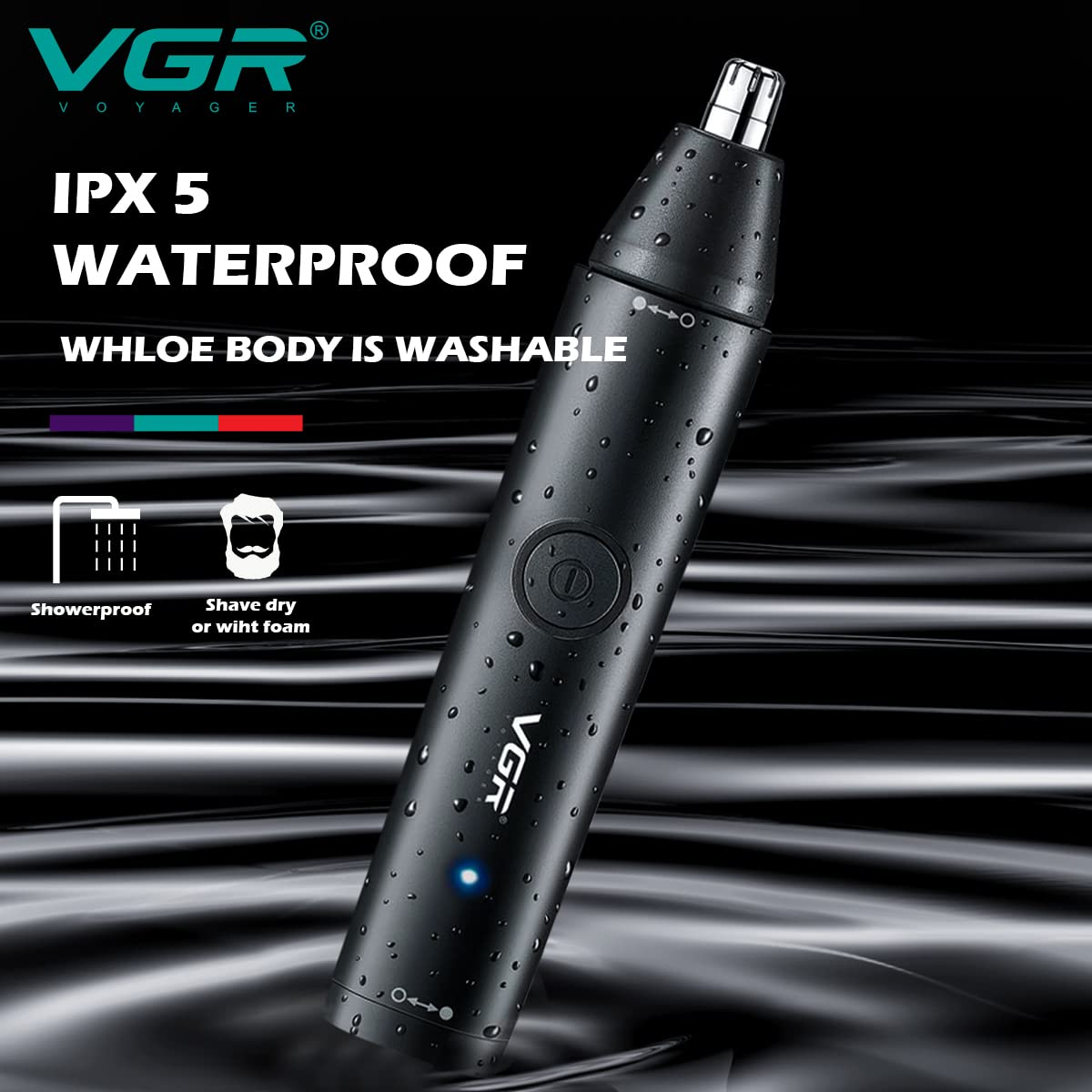 VGR V613 Ear, Nose & Eyebrow Trimmer
