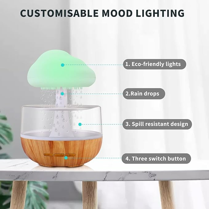 RGB Raining Humidifier Rain Cloud