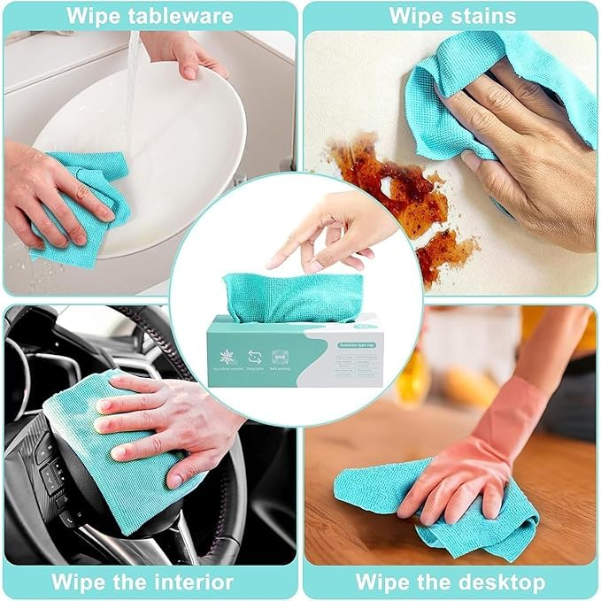 20-Piece Microfiber Cleaning Cloth Set