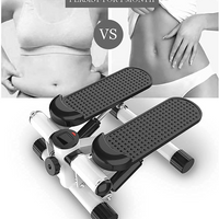 Mini Stair Stepper with Resistance Bands – Portable Full Body Home Workout Machine