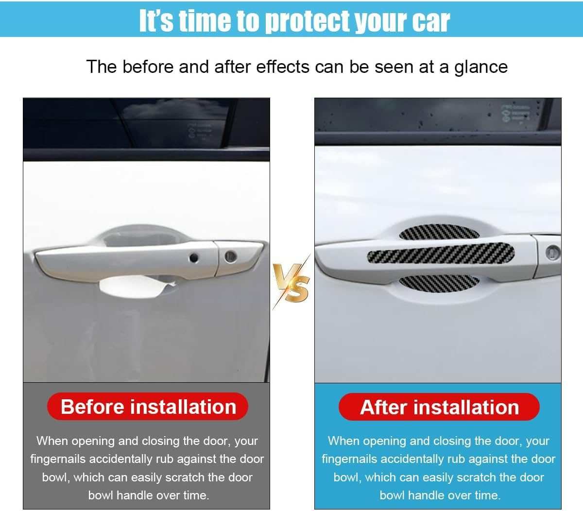 8-Piece Door Handle Protectors