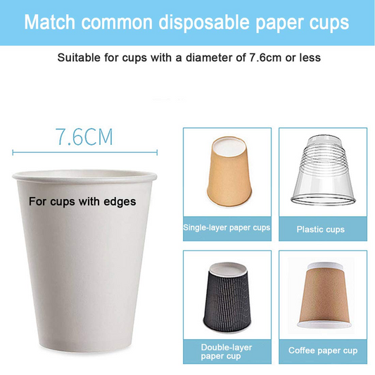 Cup Dispenser Pull Type Paper Water Disposable Button Press Cup Remover Holder For Home Offices Shops And Hospital